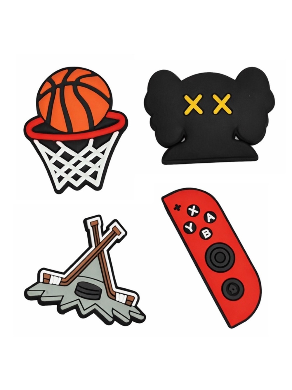 4ct Shoe Charms - Sports and Gaming